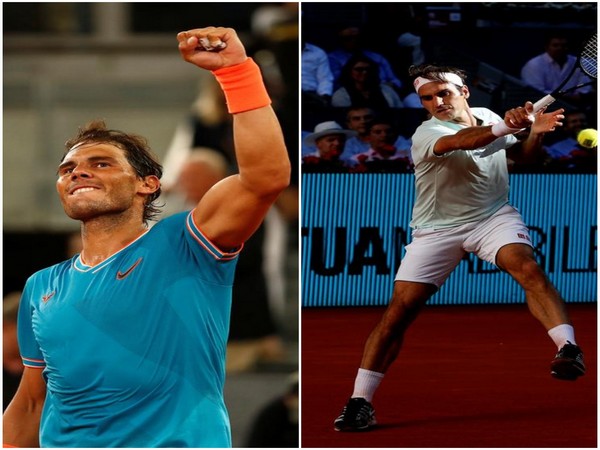 Rafael Nadal and Roger Federer 