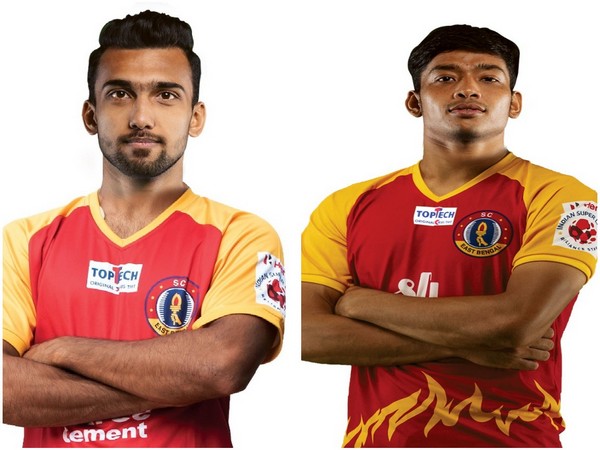 Defender Sarthak Golui and central midfielder Sourav Das (Image: SC East Bengal)