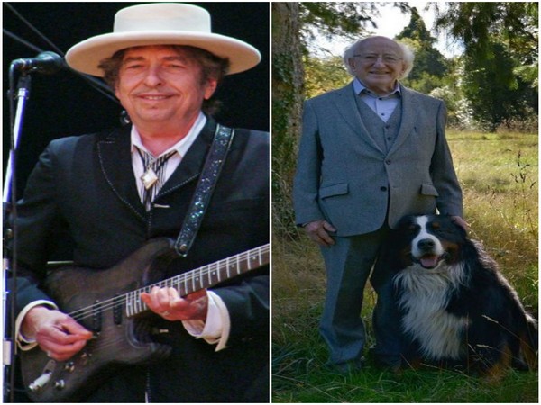 Bob Dylan and Irish President Michael D Higgins