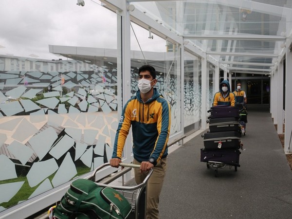 Pakistan squad arrive in Christchurch (Image: Pakistan Cricket's Twitter)