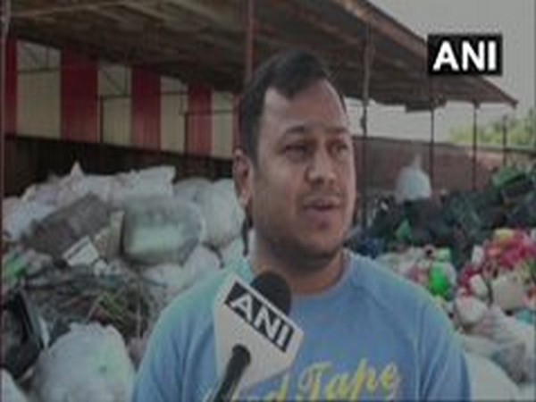 Jatinder Bagaria, owner of Kunal Plastic Industries speaking to ANI. Photo/ANI
