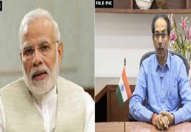 Prime Minister Narendra Modi and Maharashtra Chief Minister Uddhav Thackeray (File photo)