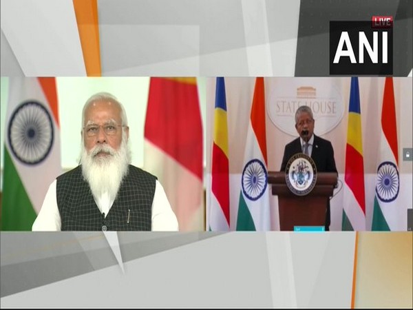 Prime Minister Narendra Modi holds a high-level virtual event with the President of Seychelles, Wavel Ramkalawan.