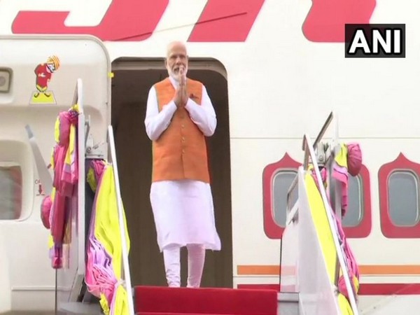 Prime Minister Narendra Modi arrives in Bangkok on Saturday. Photo/ANI