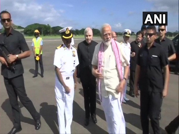 PM Modi arrived at Thrissur on Saturday