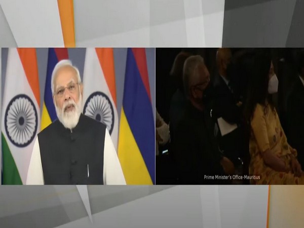 Prime Minister Narendra Modi speaking virtually at the joint inauguration of the India-assisted projects in Mauritius.