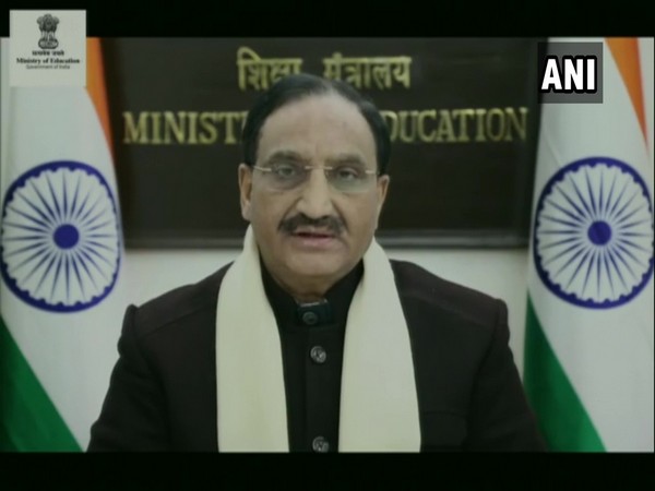 Union Education Minister Ramesh Pokhriyal [Photo/ANI]