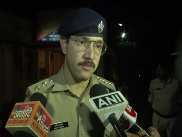CSP Govind Pura Amit Kumar speaking to media persons in Bhopal on Wednesday. (Photo/ANI)