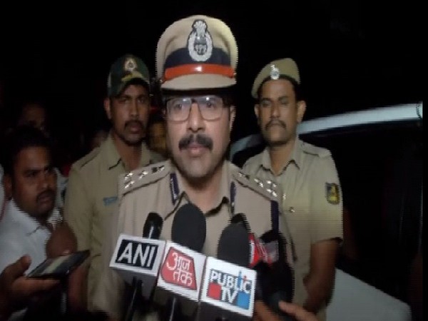 R Dilip, Commissioner of Police Hubli Dharwad speaking to media on Saturday. 