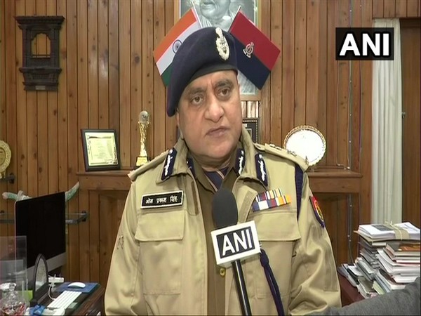UP DGP OP Singh speaking to ANI in Lucknow on Friday. Photo/ANI