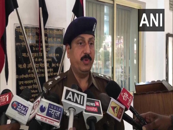SP City Prayagraj, Brijesh Srivastava speaking to media on Thursday.