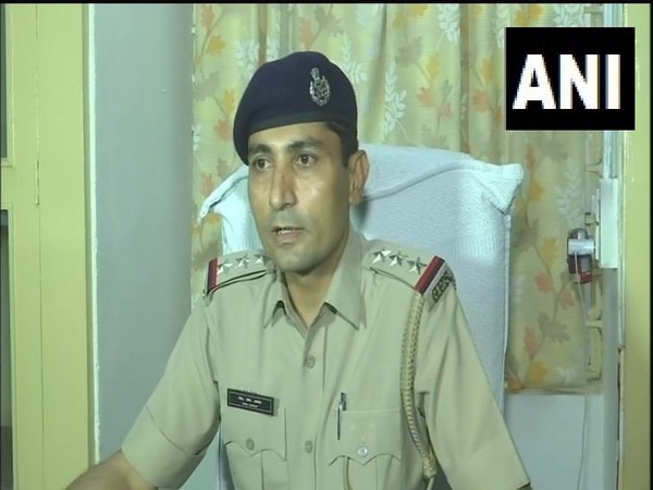 Police Inspector FM Nayab addressing media persons in Ahmedabad on Wednesday. Photo/ANI