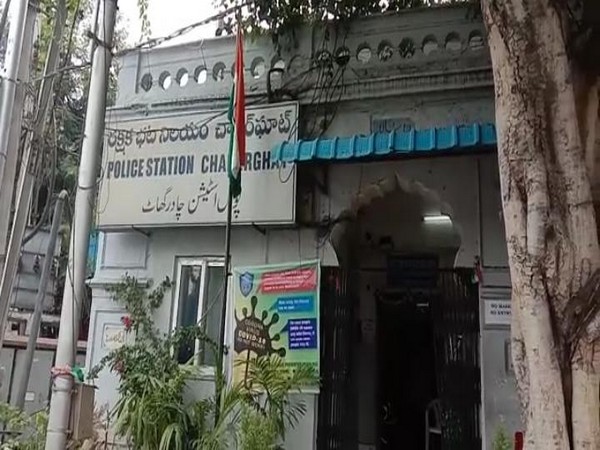 A visual of the Chaderghat Police Station, Hyderabad. (Photo/ANI)