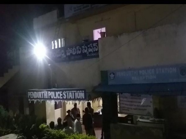 A visual of the Pendurthi Police Station in Vishakhapatnam. (Photo/ANI)