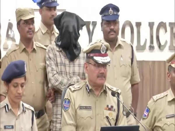 Commissioner of Police, Anjani Kumar speaking at a press conference in Hyderabad, Telangana on Friday.