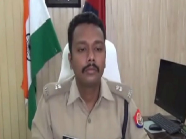 Moradabad SP, Ankit Mittal speaking to media in Uttar Pradesh.