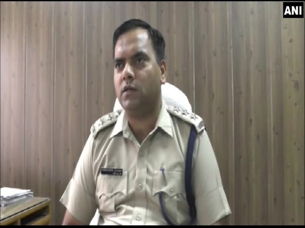 Deputy Superintendent of Police Virendra Singh while speaking to media persons in Karnak, Haryana on Saturday. Photo/ANI