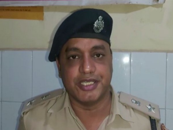 Dinesh Kumar, Additional Superintendent of Neemkathana Police, speaking to media persons on Wednesday. (Photo/ANI)