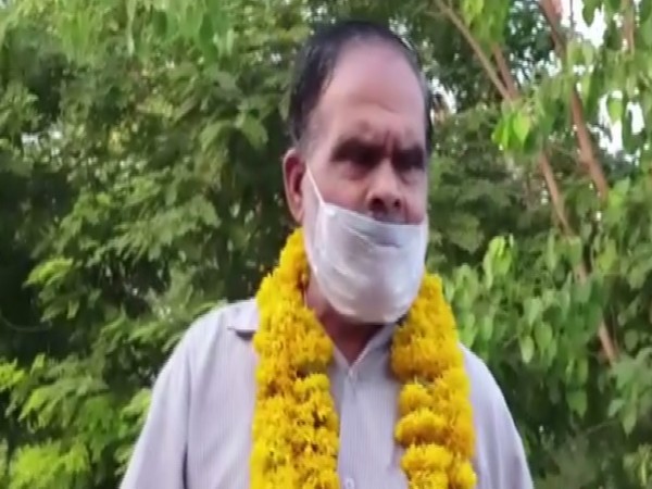 Bhagwati Sharan Sharma, 62-year-old Assistant Sub Inspector of Indore Police. Photo/ANI