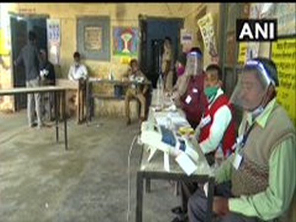 Visual from a polling booth in Bihar