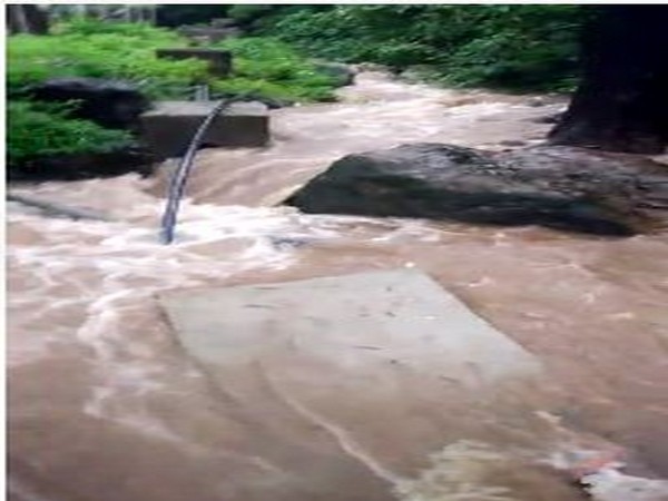 Telia and Patal pond are overflowing in Panchmahal district. Photo/ANI