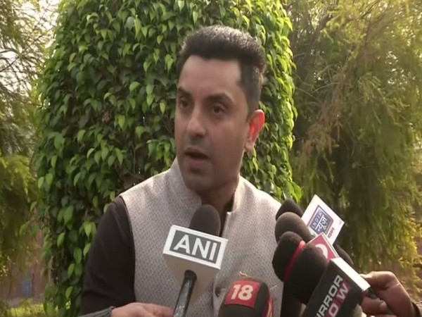 Tehseen Poonawalla speaking to reporters in New Delhi on Thursday. Photo/ANI
