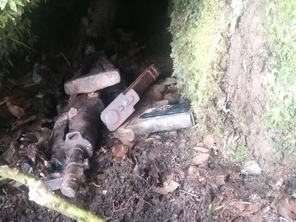 The hideout found in Poonch, Jammu and Kashmir. 