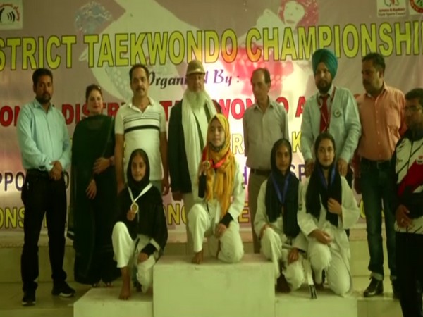Visual from the Taekwondo Championship at J-K's Poonch (Photo/ANI) 