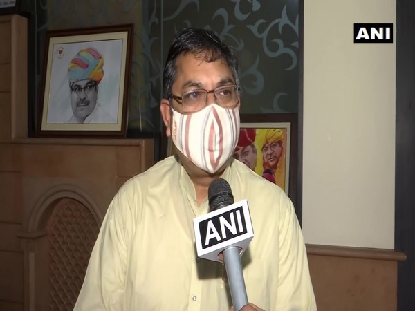 BJP Rajasthan president Satish Punia speaking to ANI on Saturday. (Photo/ANI)