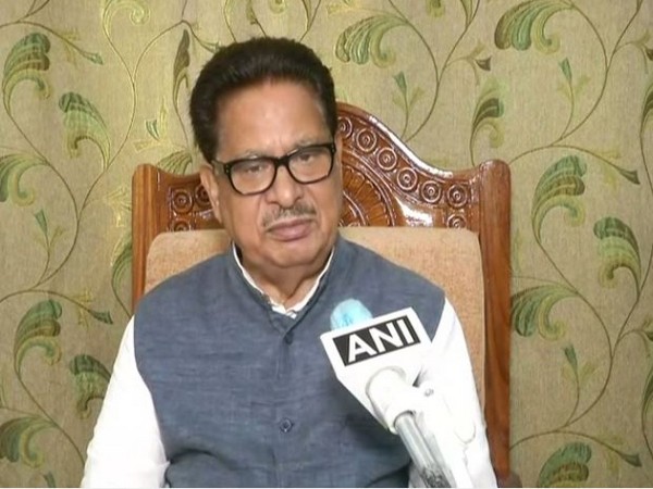 Senior Congress leader P L Punia speaking to ANI in Lucknow on Sunday. (Photo/ANI)