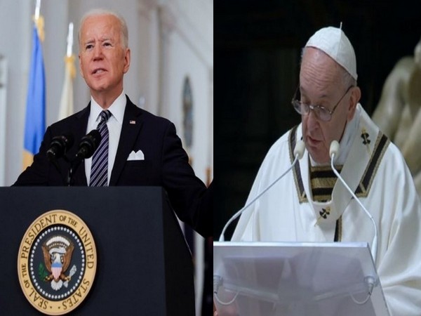 US President Joe Biden and head of the Catholic Church Pope Francis