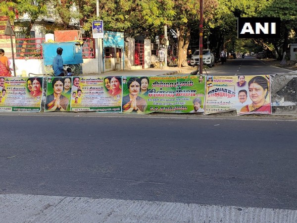 Posters welcoming former AIADMK leader VK Sasikala put up in T Nagar 