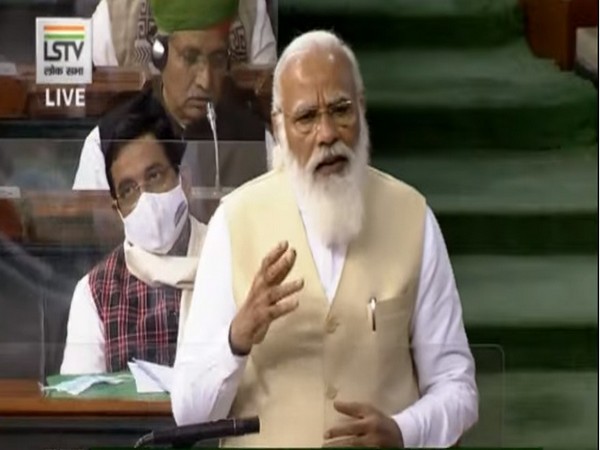 Prime Minister Narendra Modi in Lok Sabha on Wednesday.