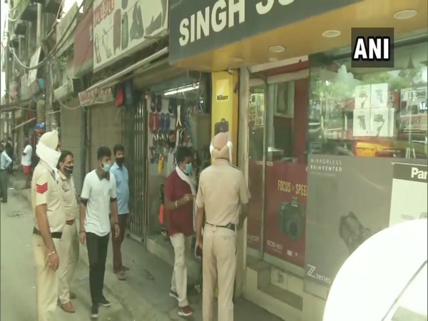 The decision to open 50 per cent shops was taken due to rise in COVID-19 cases in Punjab. (Photo: ANI)