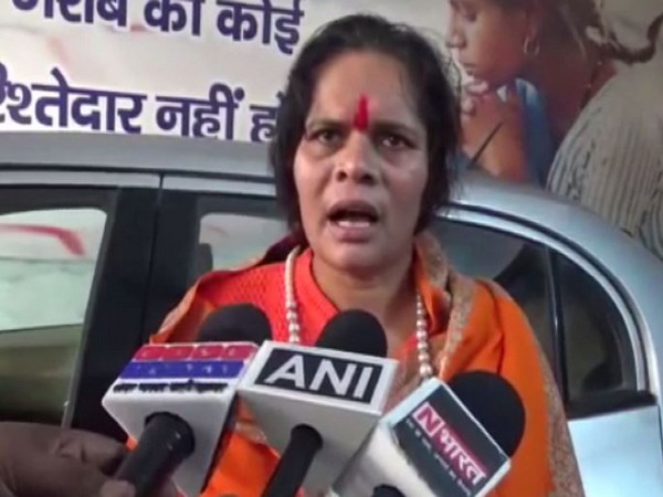 Sadhvi Prachi talking to media persons in Meerut on Sunday.