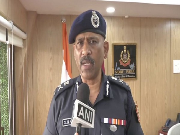 NDRF Director General SH Pradhan speaking to ANI in New Delhi on Friday. Photo/ANI