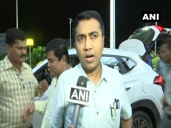 Goa Chief Minister Pramod Sawant speaking to ANI on Wednesday.