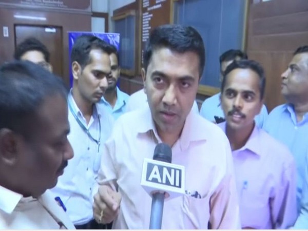 Goa Chief Minister Pramod Sawant speaking to ANI on Saturday.
