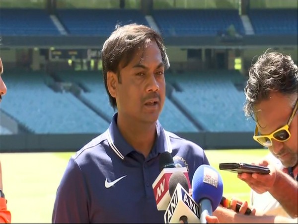 Indian Cricket Selection Committee chairman MSK Prasad talking to media persons.  