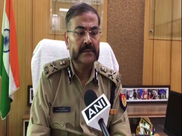 Additional Director General of Uttar Pradesh Police (Meerut Zone) Prashant Kumar talking to ANI on Thursday. Photo/ANI 