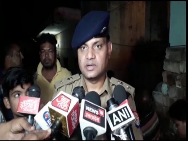 SSP Satyarth Anirudh Pankaj speaking to reporters in Prayagraj on Monday. Photo/ANI