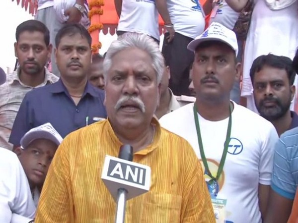 Bihar Agriculture Minister Prem Kumar speaking to ANI