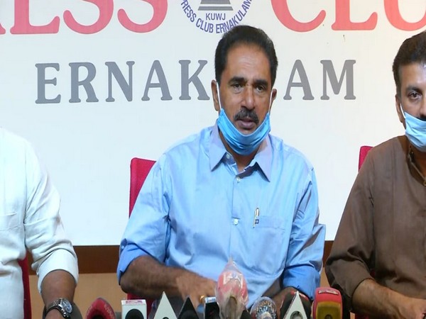 Lok Sabha MP NK Premachandran addressing a press conference on Monday.