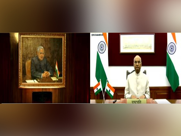 President Ram Nath Kovind on Sunday unveiled a portrait of former Prime Minister Atal Bihari Vajpayee at ICCR headquarters in New Delhi through video conferencing.