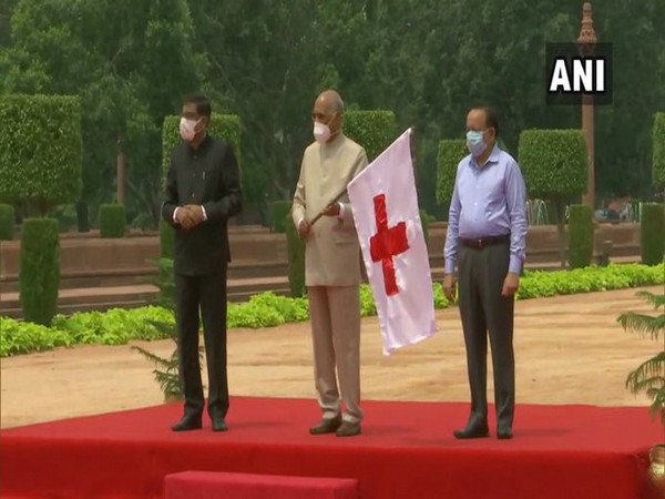 President Ram Nath Kovind on Friday flagged off Red Cross relief material for people affected by flood and COVID-19 in Assam, Bihar and Uttar Pradesh.
