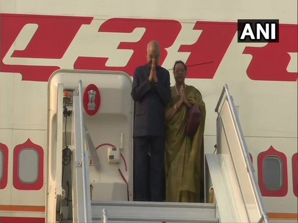 President Ram Nath Kovind and his wife  Savita Kovind embarked on a 7-day visit to the Philippines and Japan on Thursday.