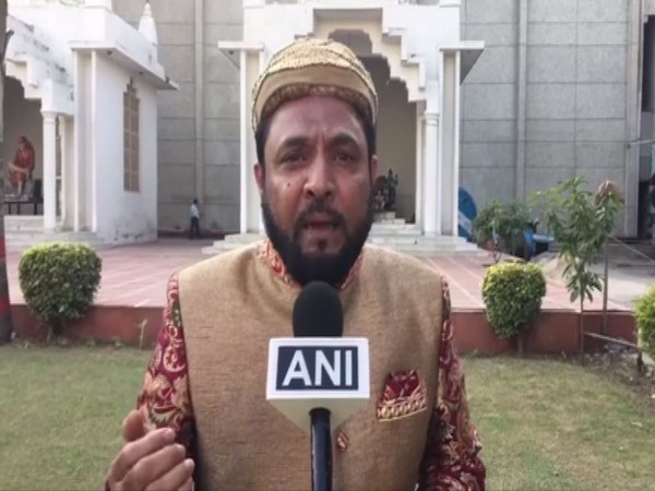 Prince Yakub Habeebuddin Tucy speaking to ANI in Noida on Saturday. Photo/ANI