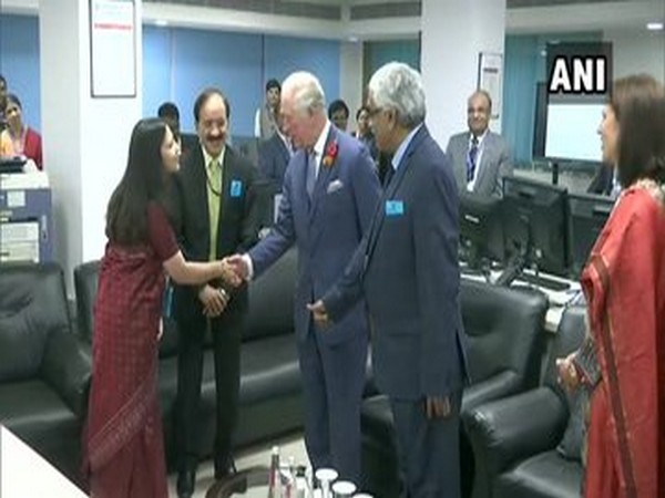 Prince Charles visits India Meteorological Department in New Delhi on Wednesday