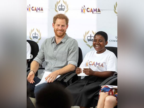 Prince Harry at the Nalikule College of Education, Image courtesy: Instagram