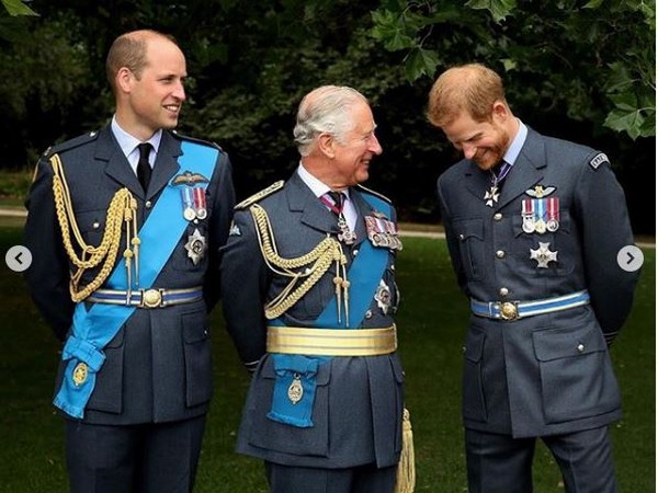Prince William, Prince Charles and Prince Harry (Image courtesy: Instagram)